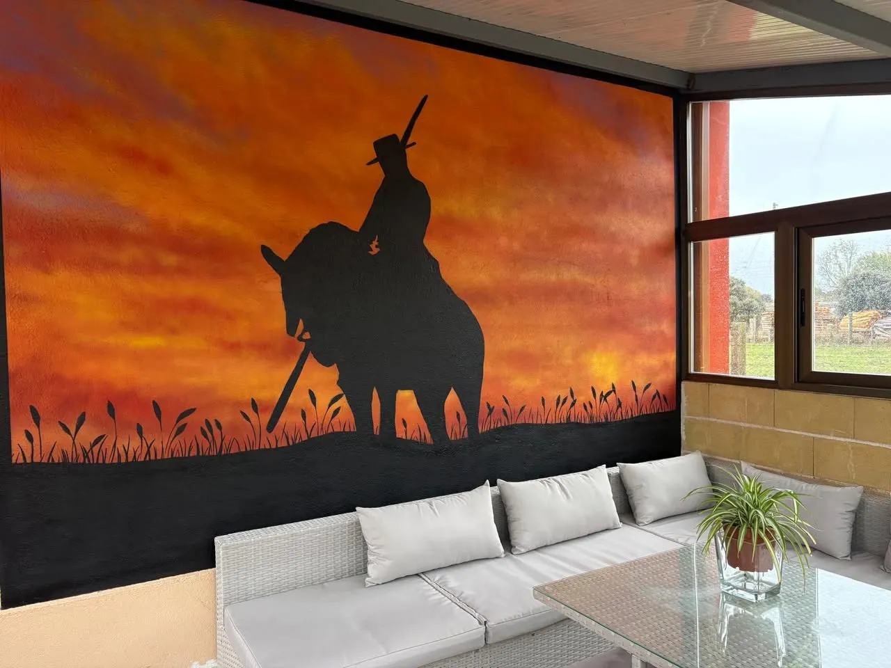 Mural ecuestre