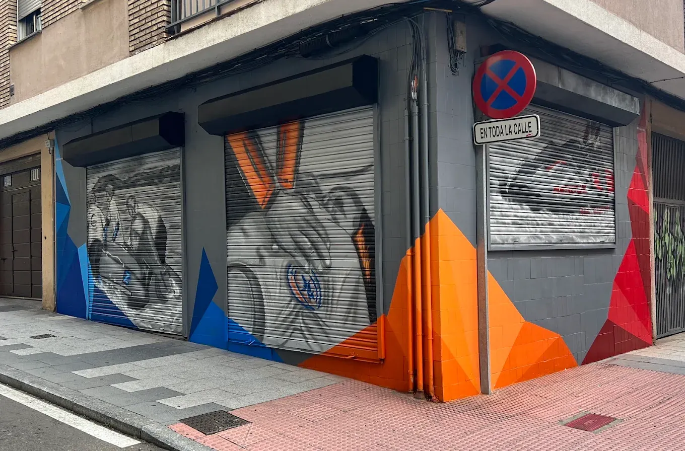 Persianas de taller de motos