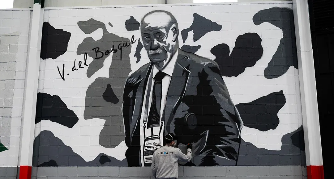 Mural de Vicente del Bosque