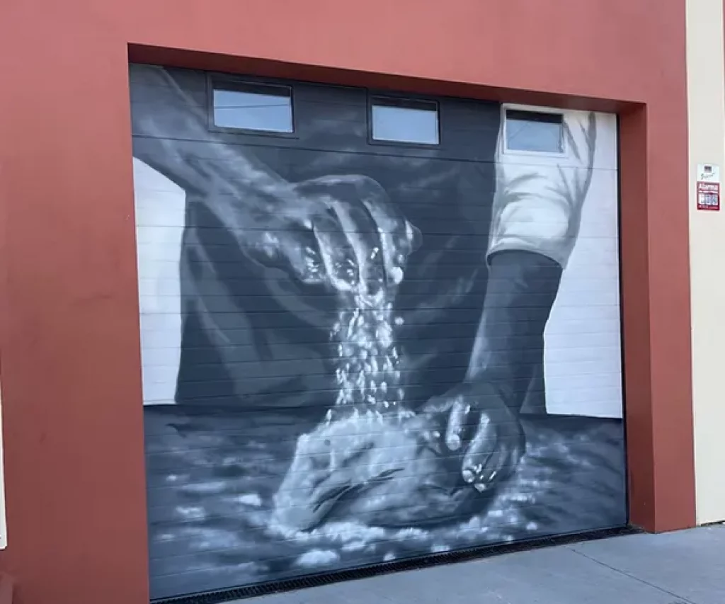 Mural en panadería