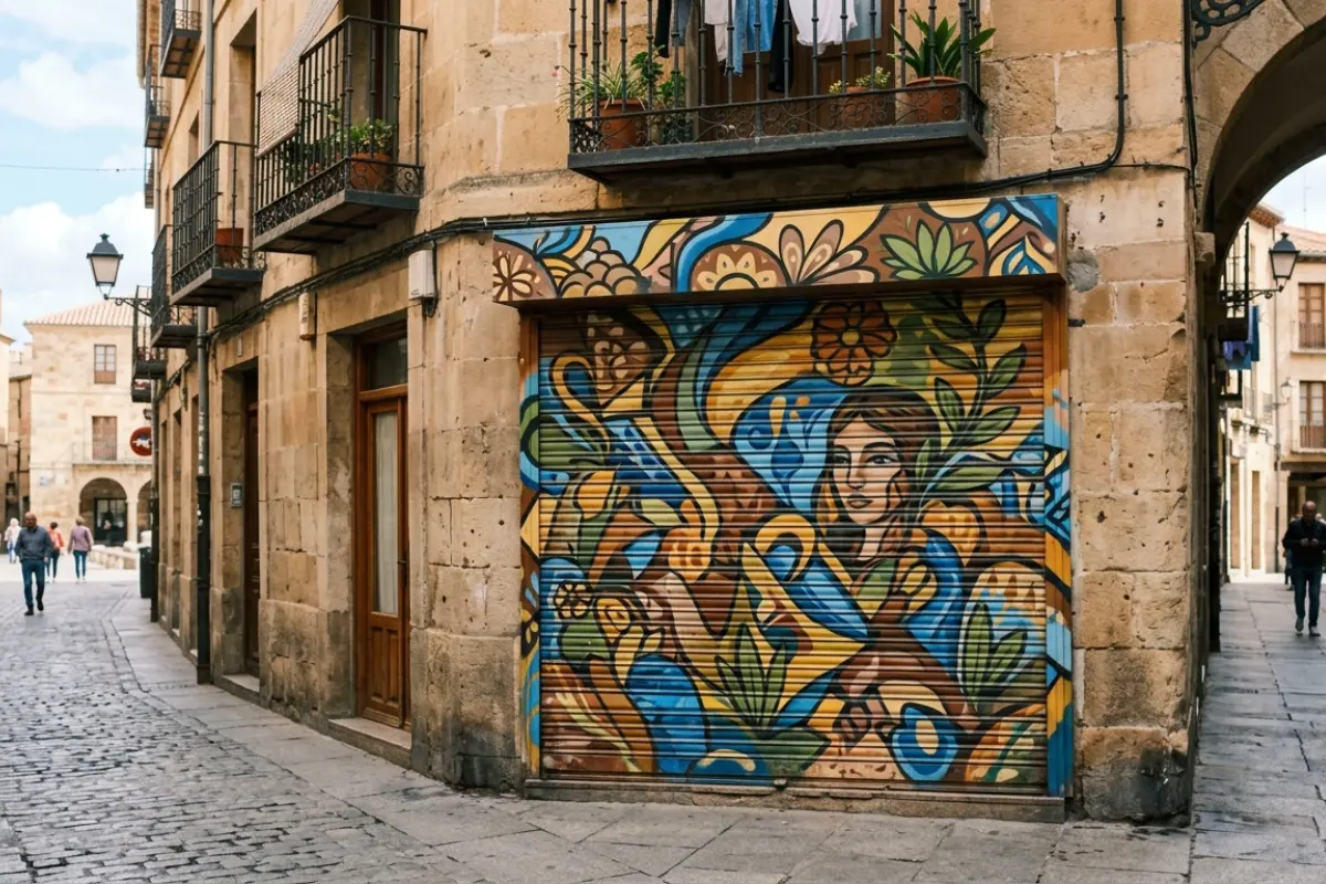 Graffiti-en-persianas-en-Salamanca